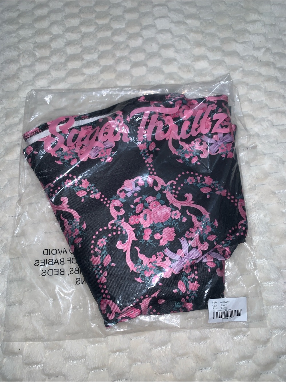 Sugar Thrillz Royally Romantic Mini Skirt, New in Package